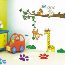 Animals Playing Wall Sticker